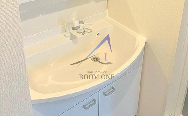 洗面設備　洗面台です。