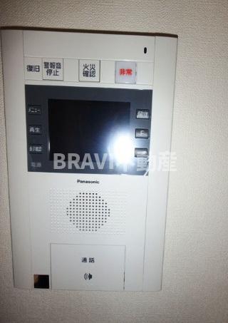 セキュリティ　【ミラージュパレス本町東レジデンス】モニター付きインターホン