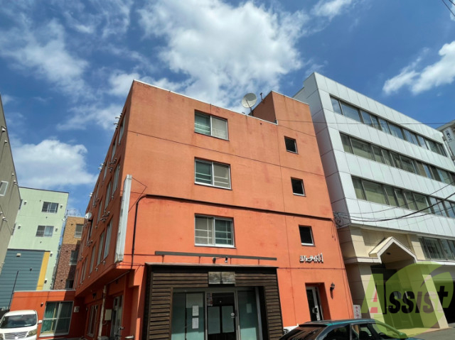 建物外観　札幌市北区北１４条西「リバーサイド１４」