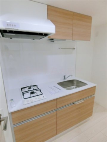 キッチン　2口ガスシステムキッチン