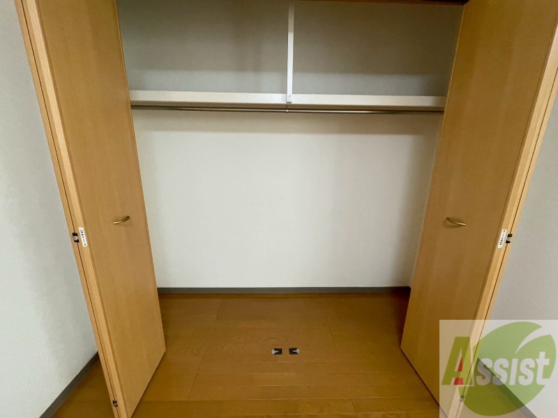 収納　クローゼットがありました。お洋服や荷物はここへ