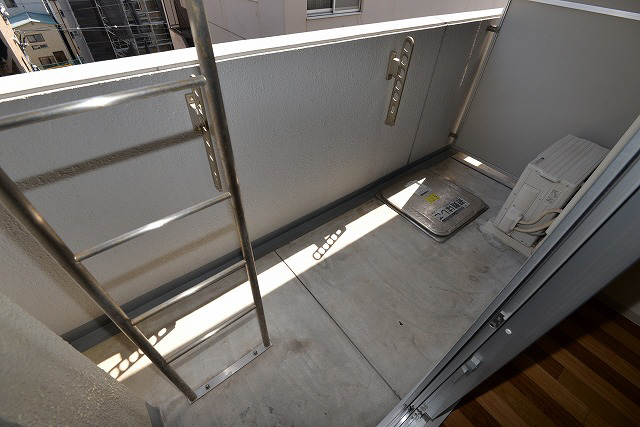 バルコニー　落ち着いた時間を過ごせるバルコニーです