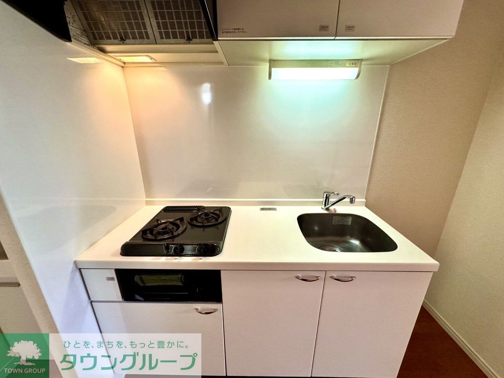 キッチン　グリル付き2口ガスコンロ