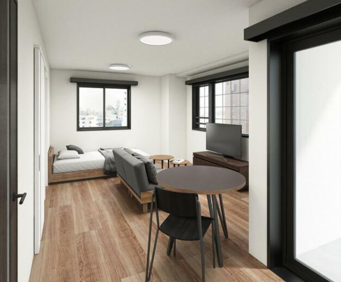 その他部屋・スペース　※キャプション:207号室リノベーションパース画像