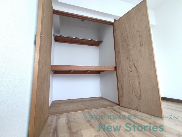 収納　たっぷりとした収納スペースです