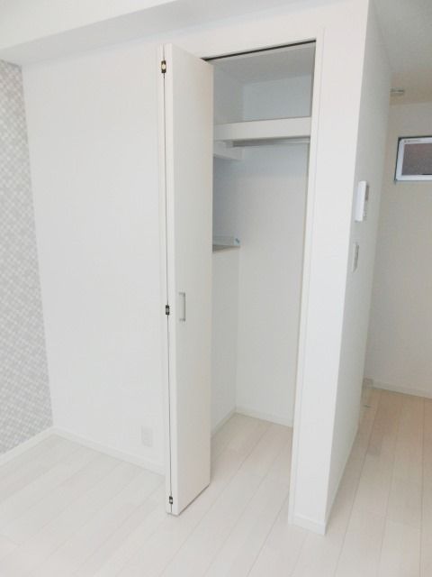 収納　コンパクトな収納スペース。