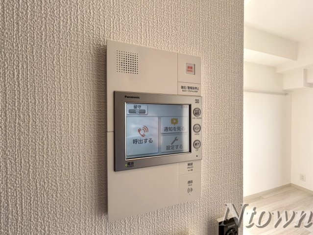 セキュリティ　モニター付きインターフォンです