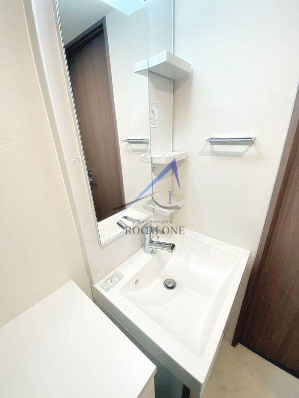 洗面設備　洗面台です。