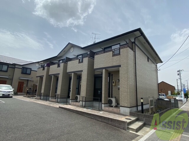 建物外観　名取市杜せきのした５丁目「ＣｒｅｄｉｔＣｉｅｌＢ」