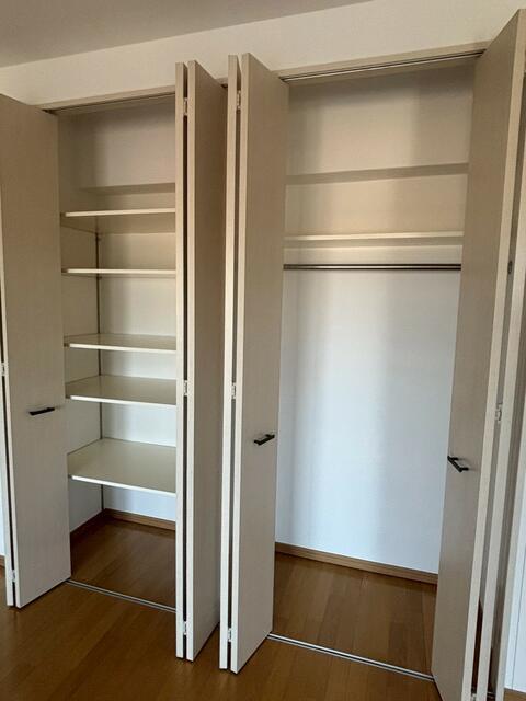 収納　収納を開けたところです