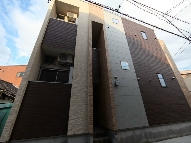 建物外観　外観　デザイナーズ　光インターネット無料
