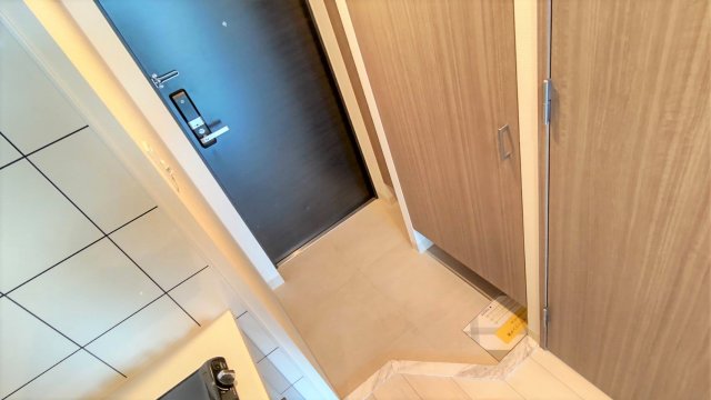 玄関　シューズ収納がある玄関です