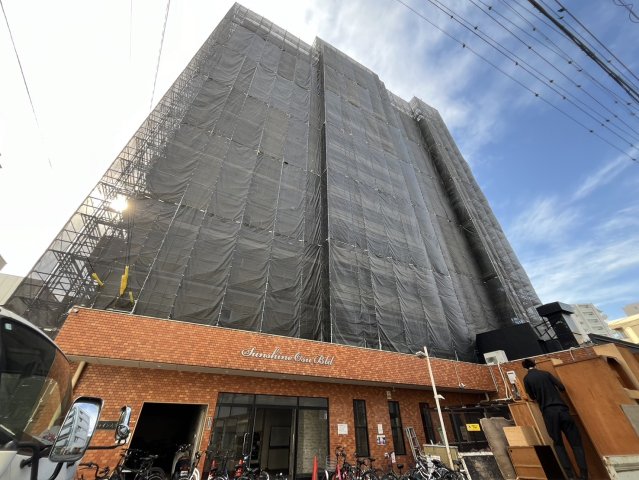 建物外観　サンシャイン大須中駒ビル 工事中
