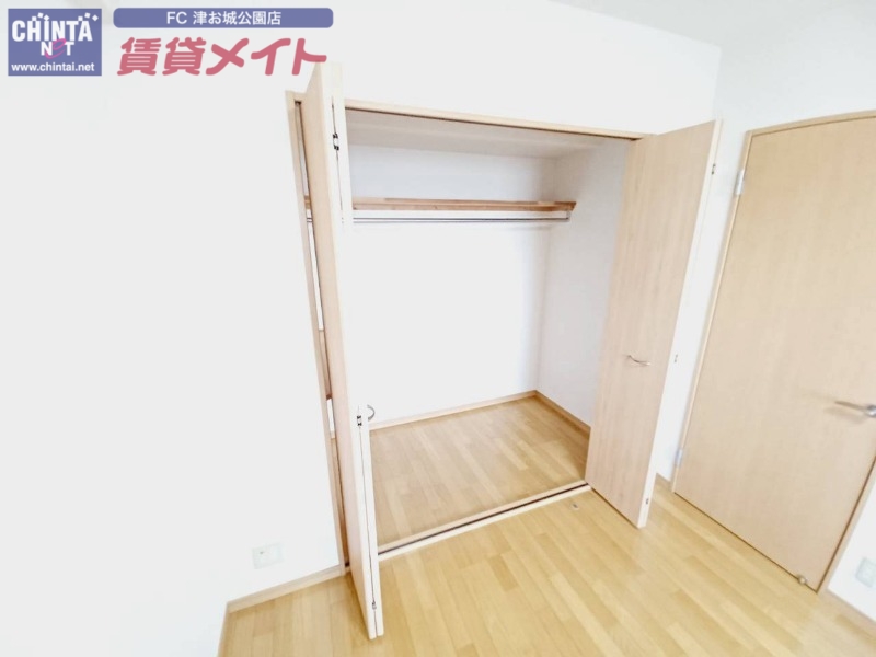 収納　同じ物件、別部屋の写真です