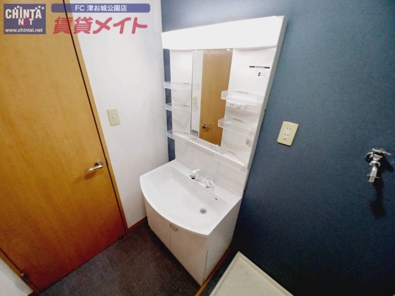 洗面設備　同じ物件、別部屋の写真です