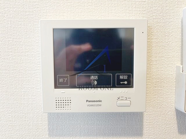 セキュリティ　モニター付きインターホンです。
