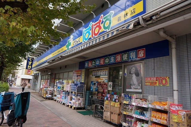 ドラックストア　どらっぐぱぱす若林店（ドラッグストア）まで490m