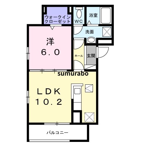 東武伊勢崎線 梅島駅 徒歩17分 3階建 築1年の間取り写真