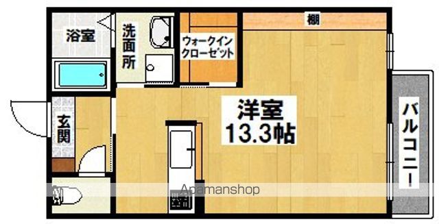 南海本線 北助松駅 徒歩13分 2階建 築21年の間取り写真