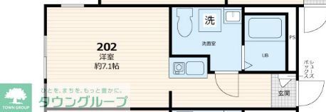 NICO TERRACE 鴨居の間取り写真