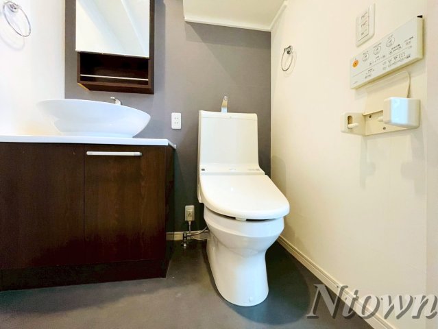 トイレ　ゆったりとした空間のトイレです
