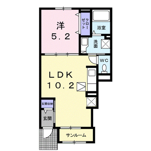 フロイデ KANAGEN三島の間取り写真