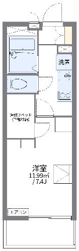 レオパレスフォレストスプリングの間取り写真
