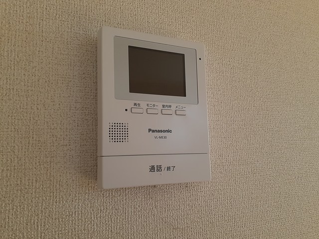 セキュリティ　モニター付きインターホンです
