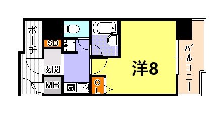 ラナップスクエア三宮プライムの間取り写真