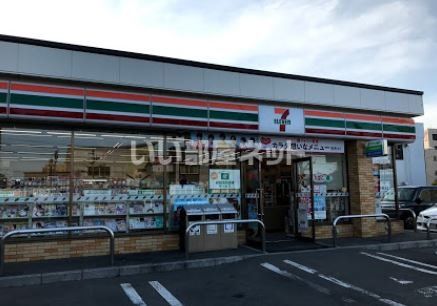 コンビニ　セブンイレブン 函館松風町店（コンビニ）まで408m