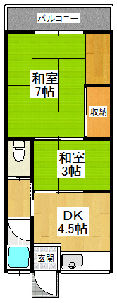 Casa de 山本台の間取り写真