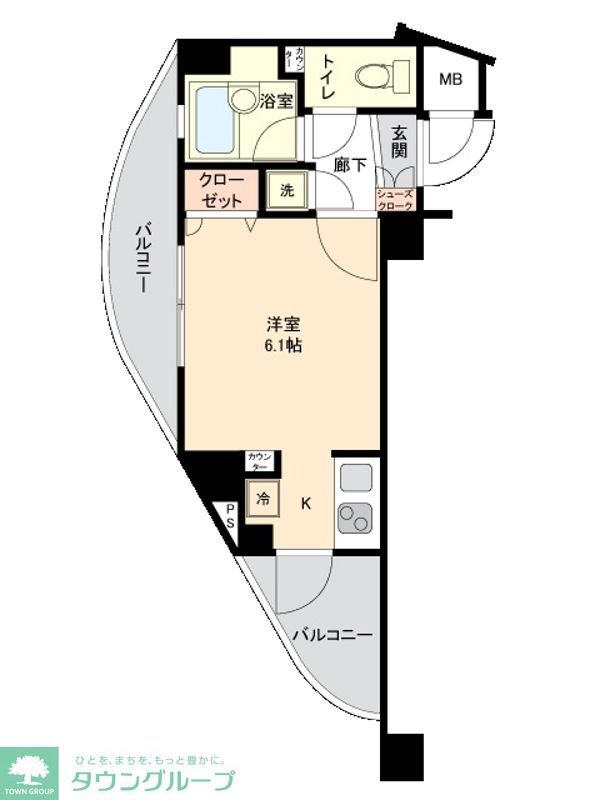 L-Flat高輪台の間取り写真