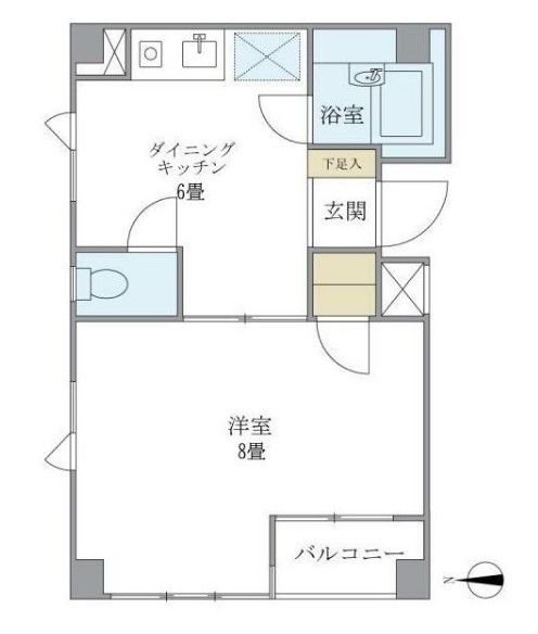 ハイツナカヤ大岡山の間取り写真