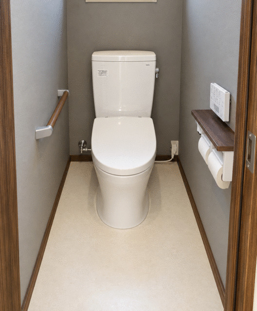 トイレ　落ち着いた色調のトイレです♪