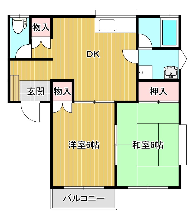 コーポフレンドリーの間取り