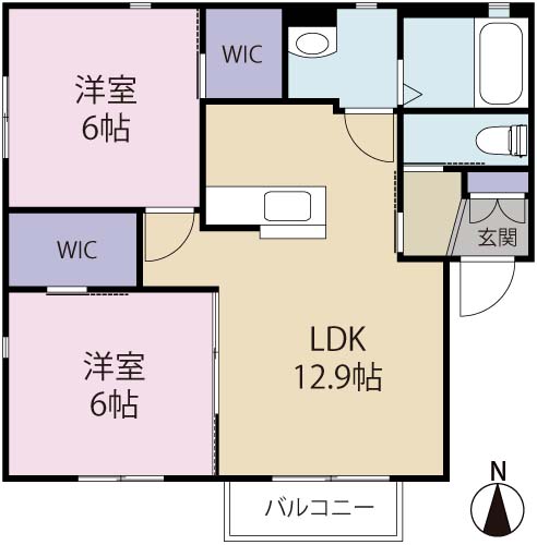 モンレーヴの間取り