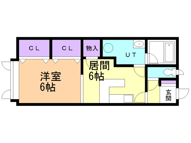 リージャストマンション中野通の間取り