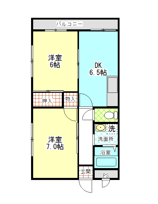 フォースハヤシの間取り