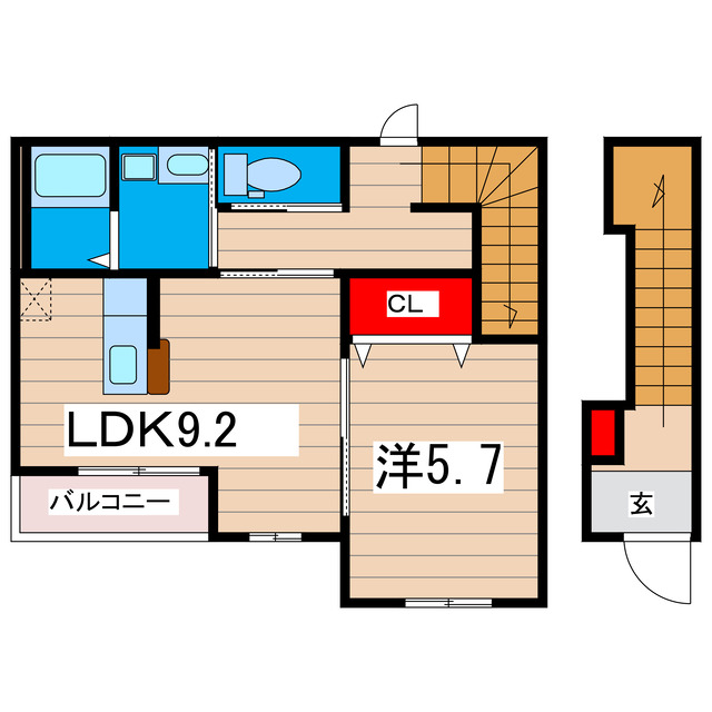 サンハイムの間取り