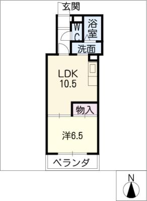 ＣＨＡＲＩＴＥ星ヶ丘の間取り