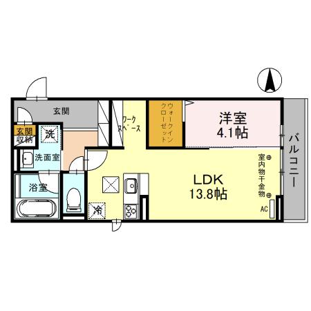 D-NORTHの間取り