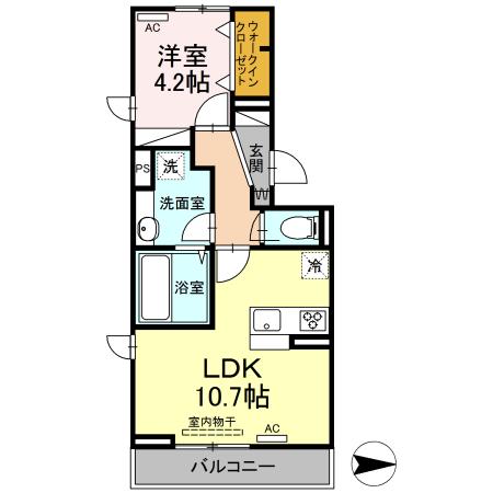 D-room熊西の間取り