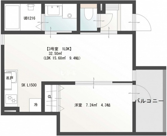 Ｌｉｅｎ高取の間取り