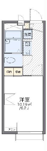 レオパレス中央の間取り