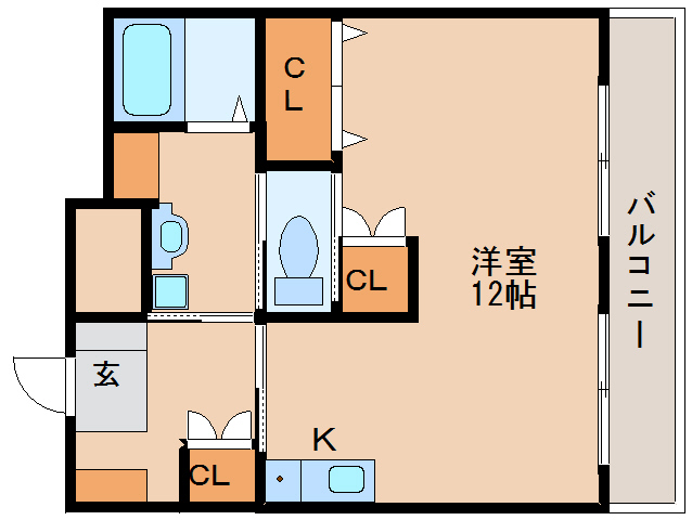 ブラッサム精華の間取り