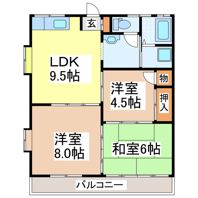 ガーデンハウスの間取り