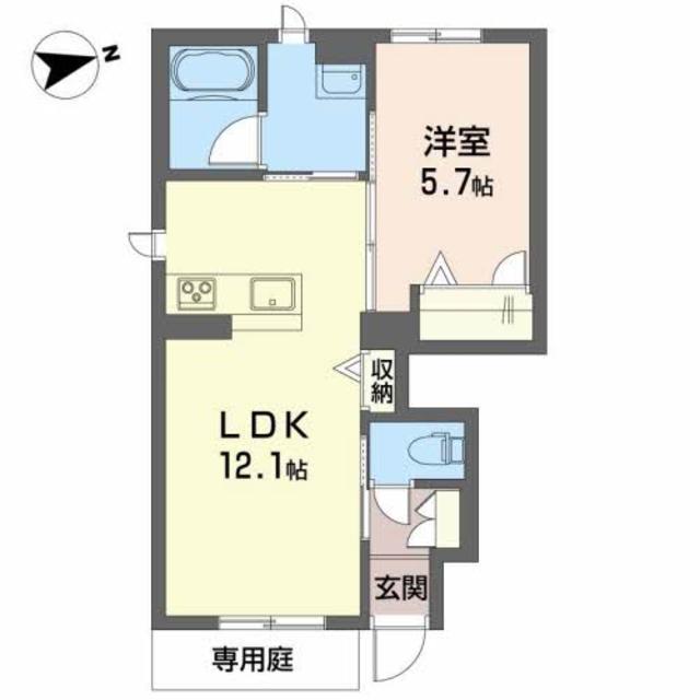 シャーメゾンコタニの間取り