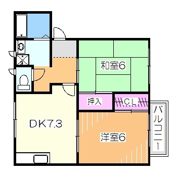 【シュライクハイツの間取り】