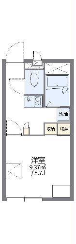 レオパレスＷｉｌｌ　竹原の間取り