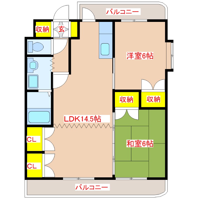 ガーデンハイツ照島の間取り